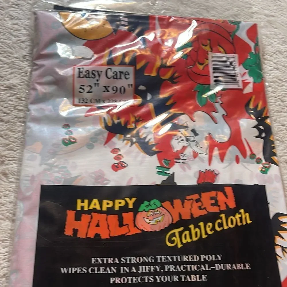 NEW vintage Halloween tablecloth